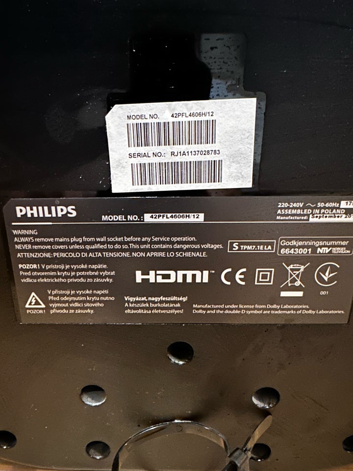 LCD, Philips, 42PFL4506H/12