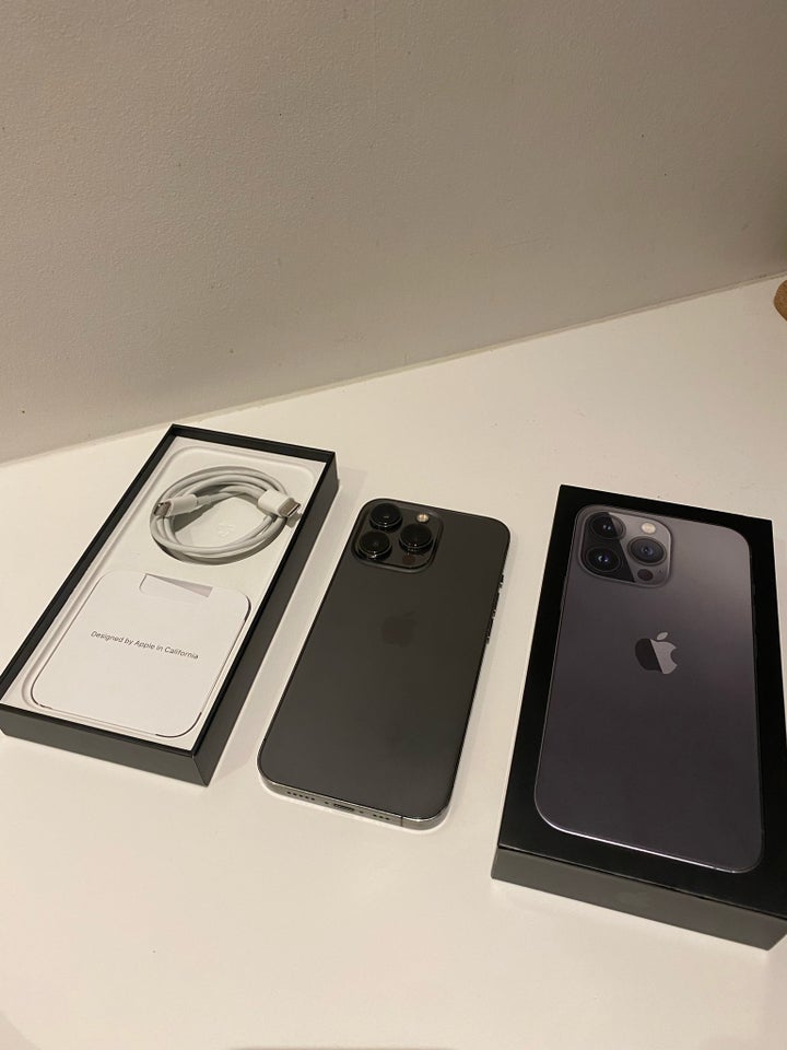 iPhone 13 Pro, 128 GB, sort