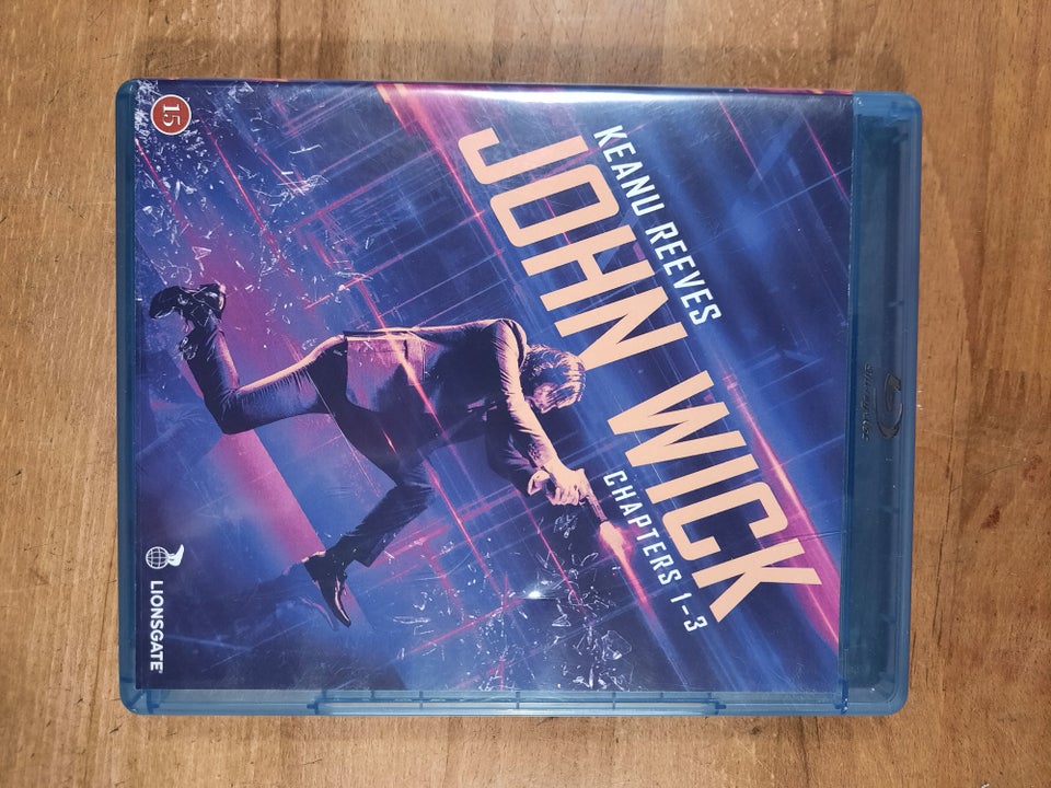 John Wick Chapter 1-3, Blu-ray,