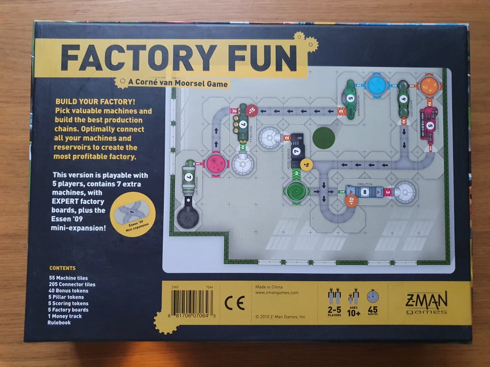 Factory Fun, Strategi, brætspil