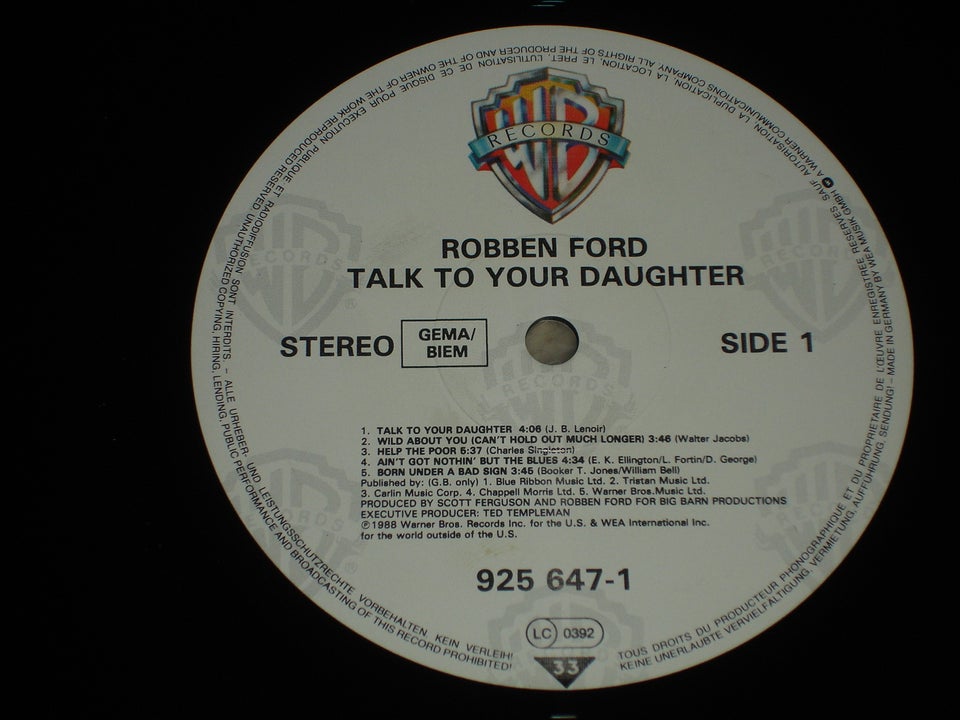 LP, Robben Ford ( Rock, Blues )