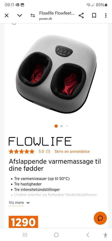 Massage, Fodmassage, FLOWLIFE