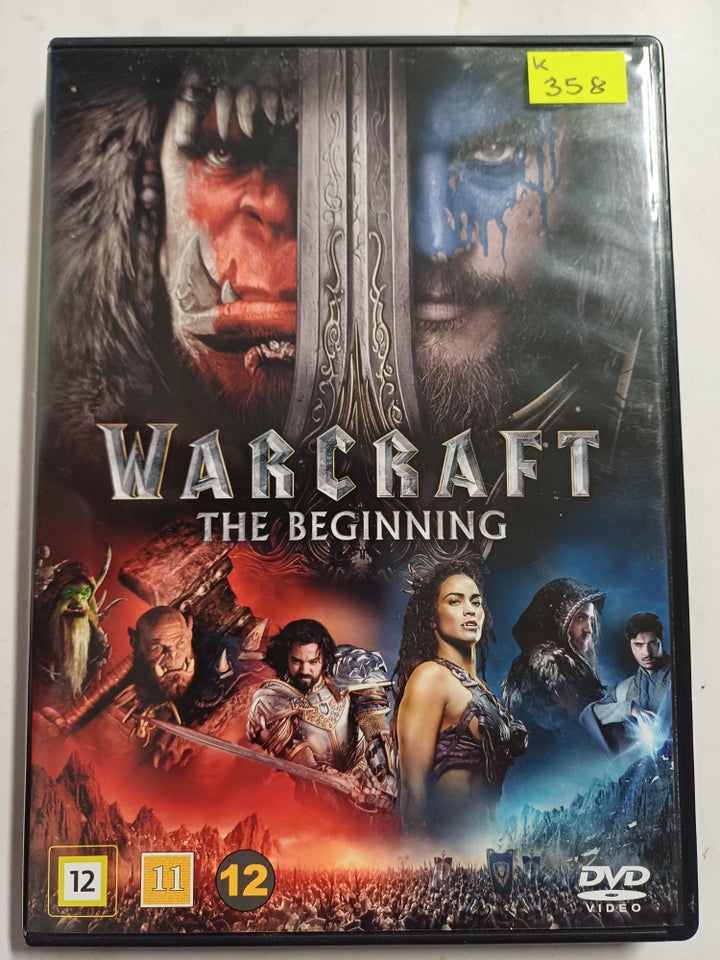 Warcraft the beginning, DVD,