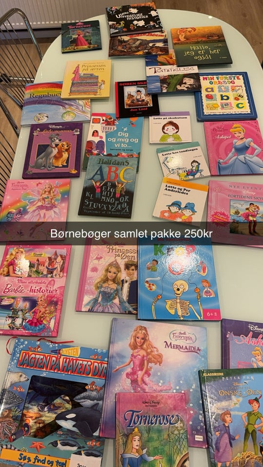 Børnebøger bogpakke barbie Disney