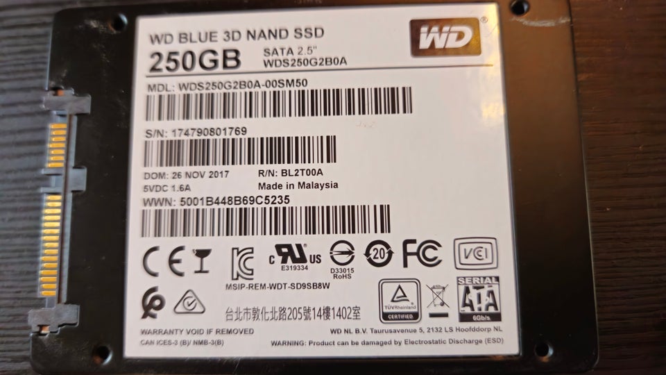 WD 250 GB