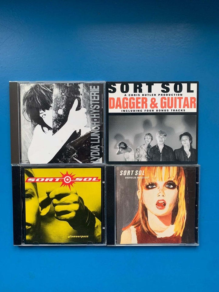 SORT SOL / LYDIA LUNCH: 4 CD ALBUMS,