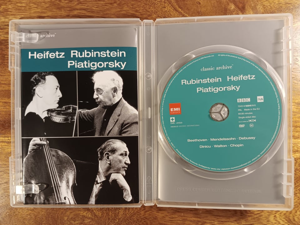 Heifetz, Rubinstein og