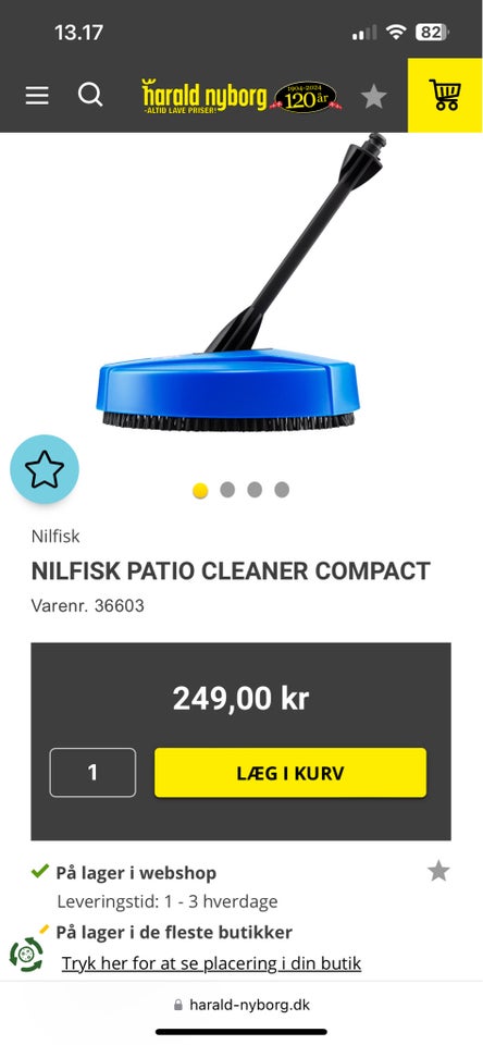 Nilfisk terrassenrenser