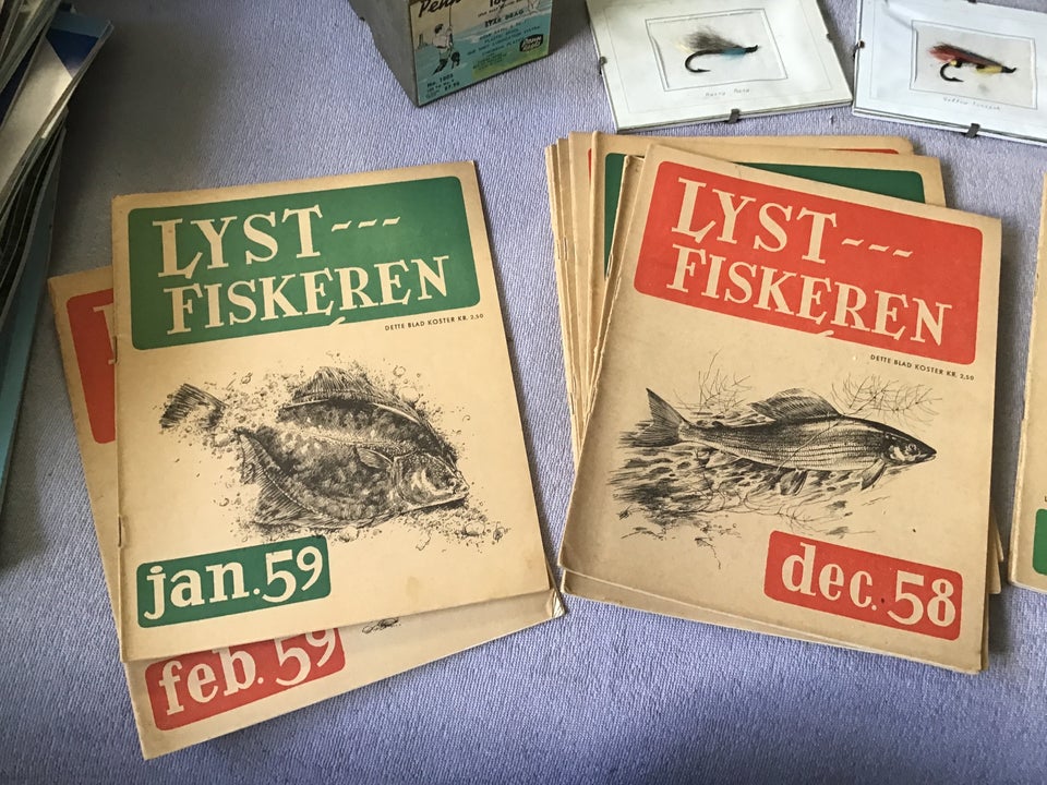 Fiskebøger, Gamle nummer af