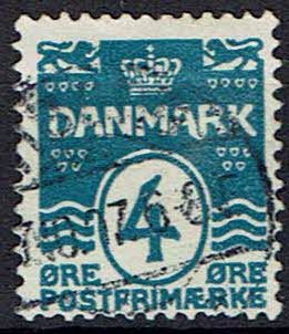 Danmark, stemplet, variant