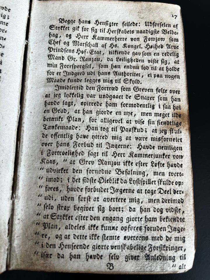 Bøger og blade, Gammel bog fra 1778