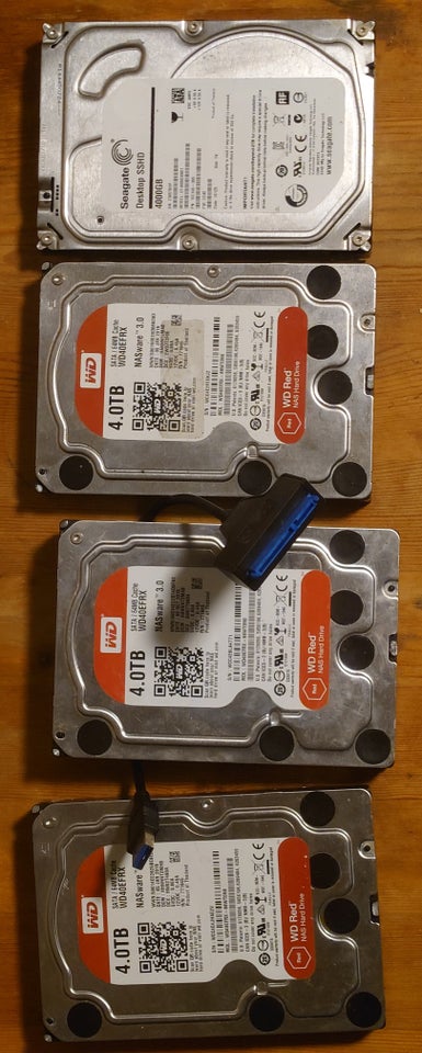 WD  Seagate, 4000 GB