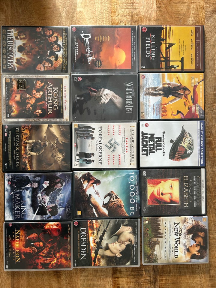 Dvd-lot, instruktør Forskellige,