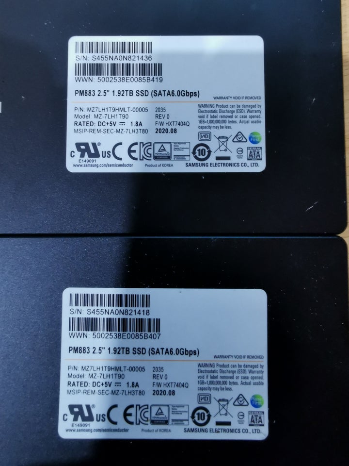 Samsung, 3840 GB, Perfekt