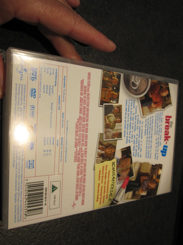 The break up, DVD, komedie