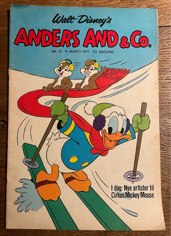 Anders And 1971 nr. 10 uden bagklap,