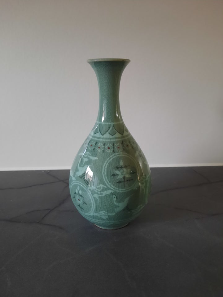 Porcelæn Vase Celadon