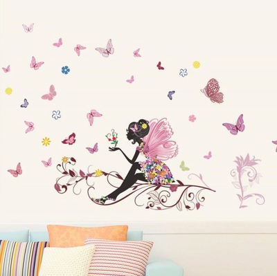 WALLSTICKER motiv: SOMMERFUGL FE