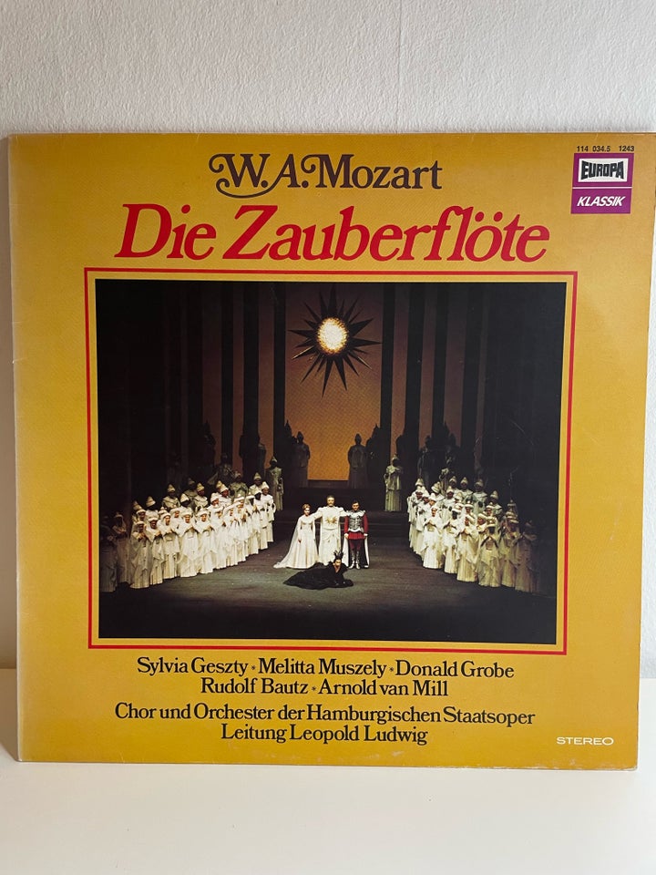 LP, Mozart, Die zauberflöte