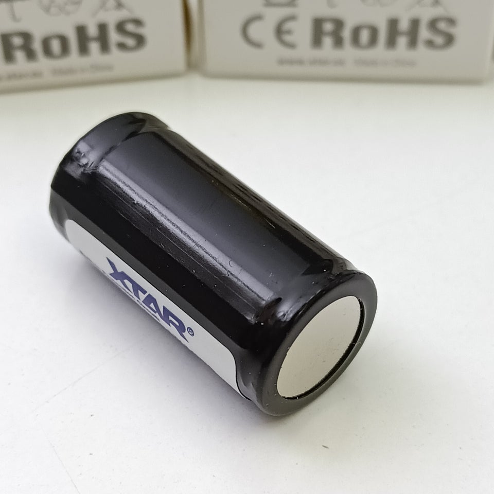 Batterier NY! 16340 37V 650mAh