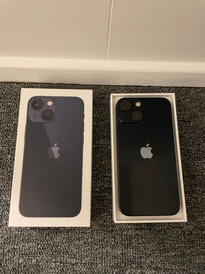 iPhone 13 Mini, 128 GB, sort