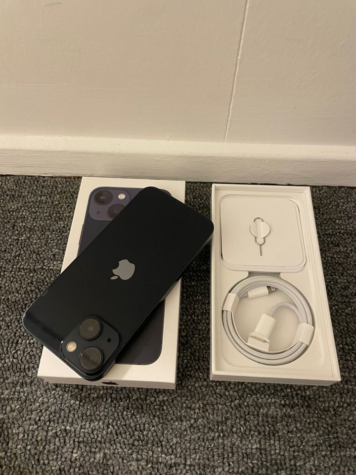 iPhone 13 Mini, 128 GB, sort