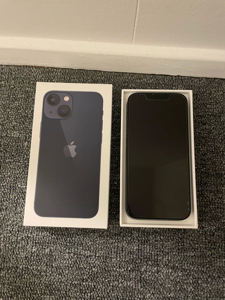 iPhone 13 Mini, 128 GB, sort