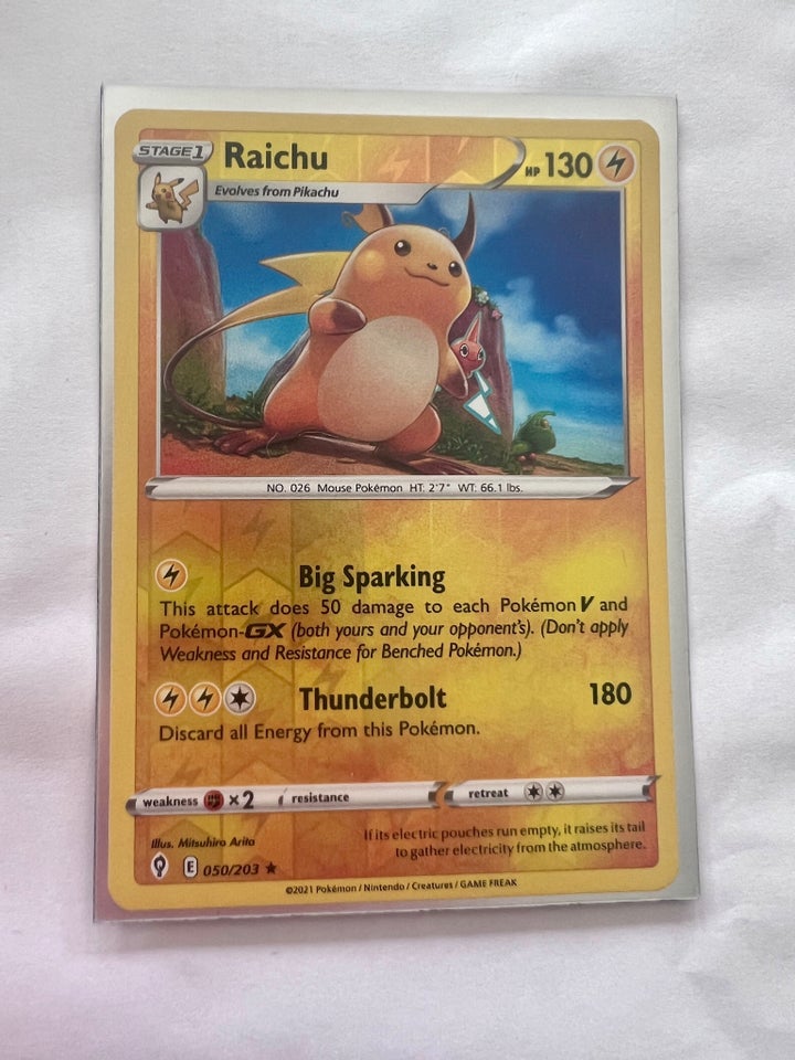 Samlekort, Raichu reverse