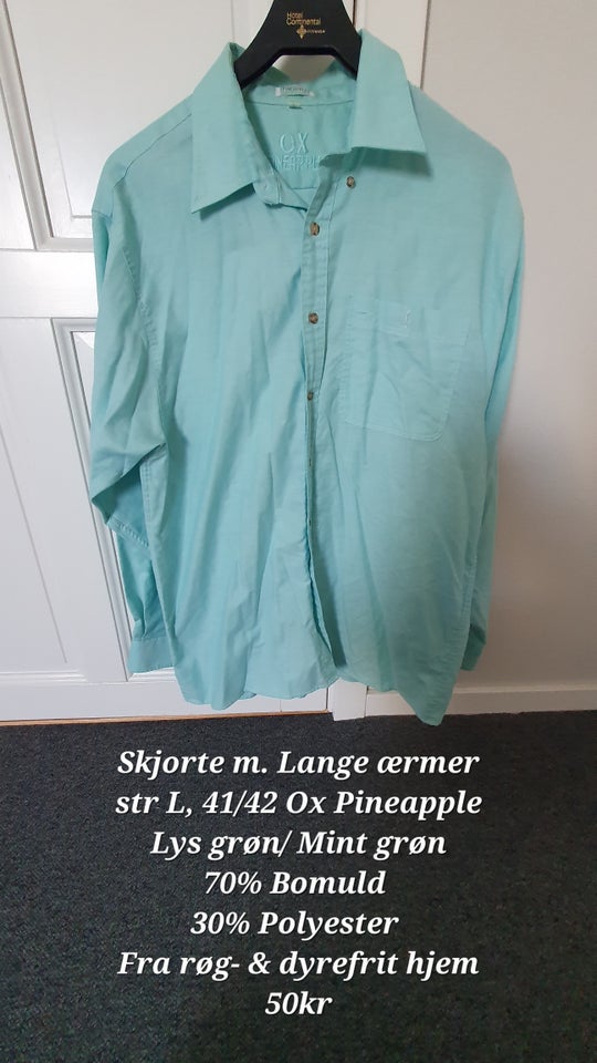 Skjorte, Se foto, str. L