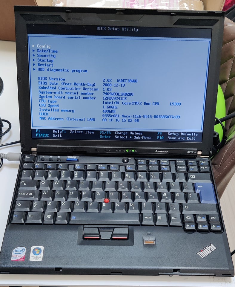 Lenovo ThinkPad X200s Intel Core 2