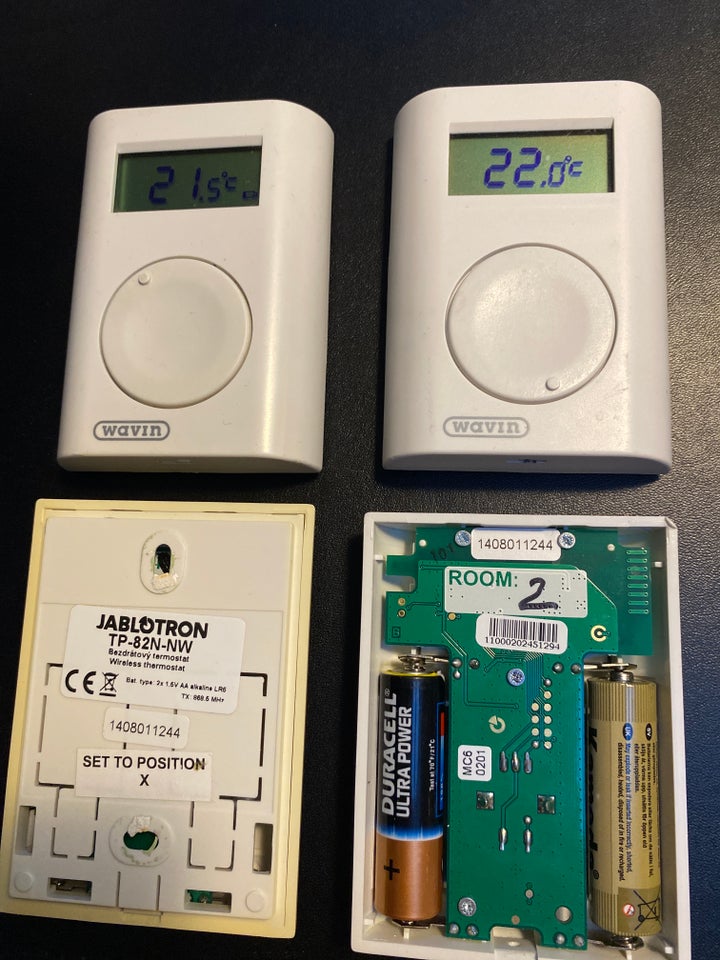 Termostat, Wavin TP-82N-NW