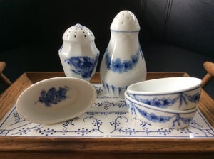 Porcelæn Smukke gl Saltkar &amp;