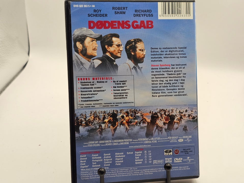 1+2+3+4 - Dødens Gab, DVD, gyser