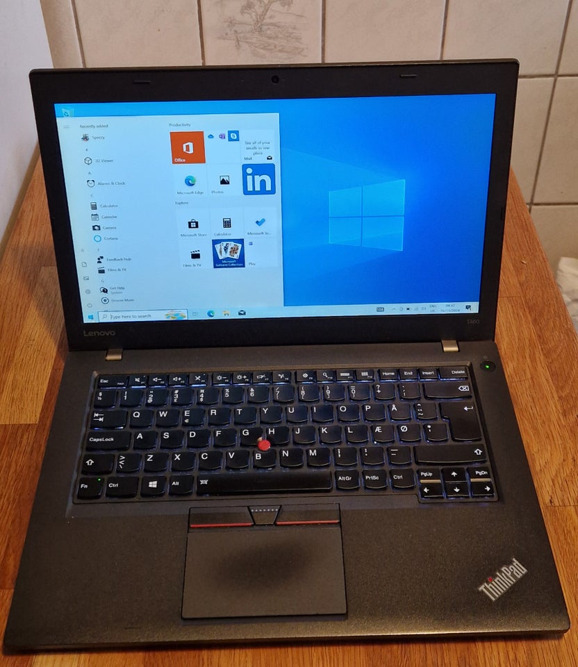 Lenovo T460, i5-6200U GHz, 8 GB ram