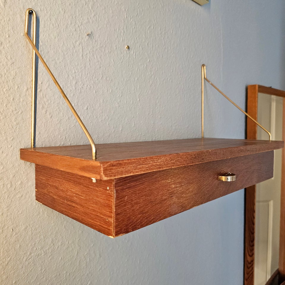 Teak hylde Retro