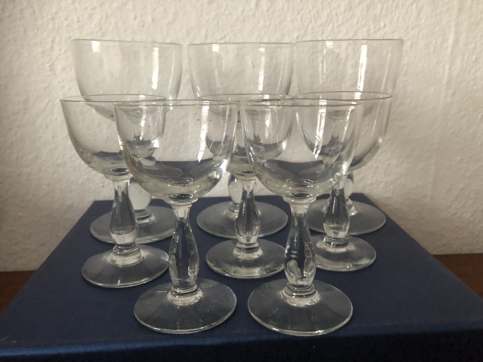 Alma hvidvins og sherry glas, Glas,