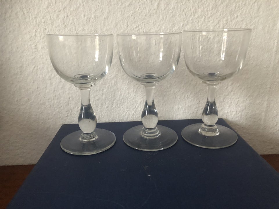 Alma hvidvins og sherry glas, Glas,