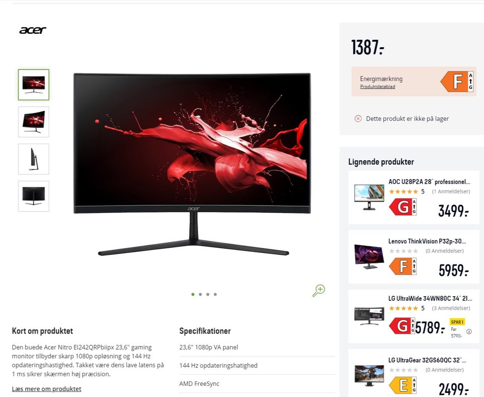 Lenovo, RTX 3060 Gamer Pc + 24"