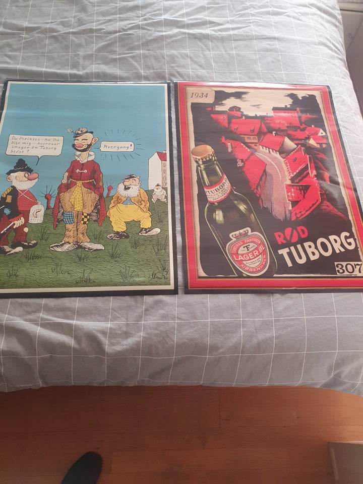 Plakat Tuborg 2 stk, Storm p og