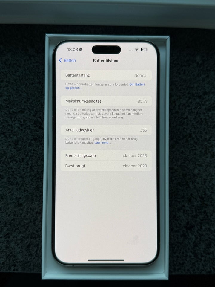 iPhone 15 Pro Max, 256 GB, aluminium