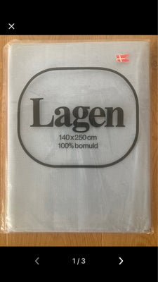 Lyseblåt lagen 140x250 cm FDB