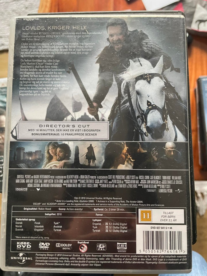 Robin Hood DVD eventyr