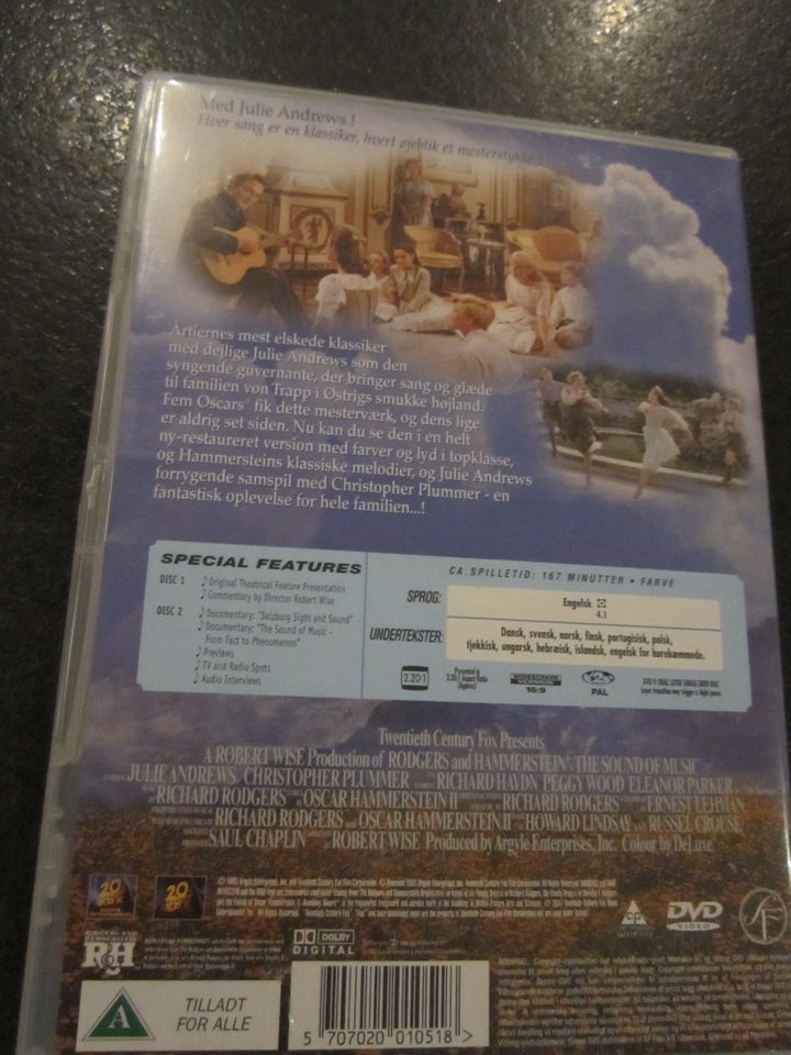 The Sound of music, DVD, komedie