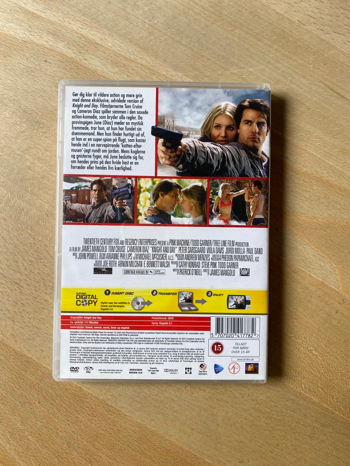 Knight and Day (2010) DVD action