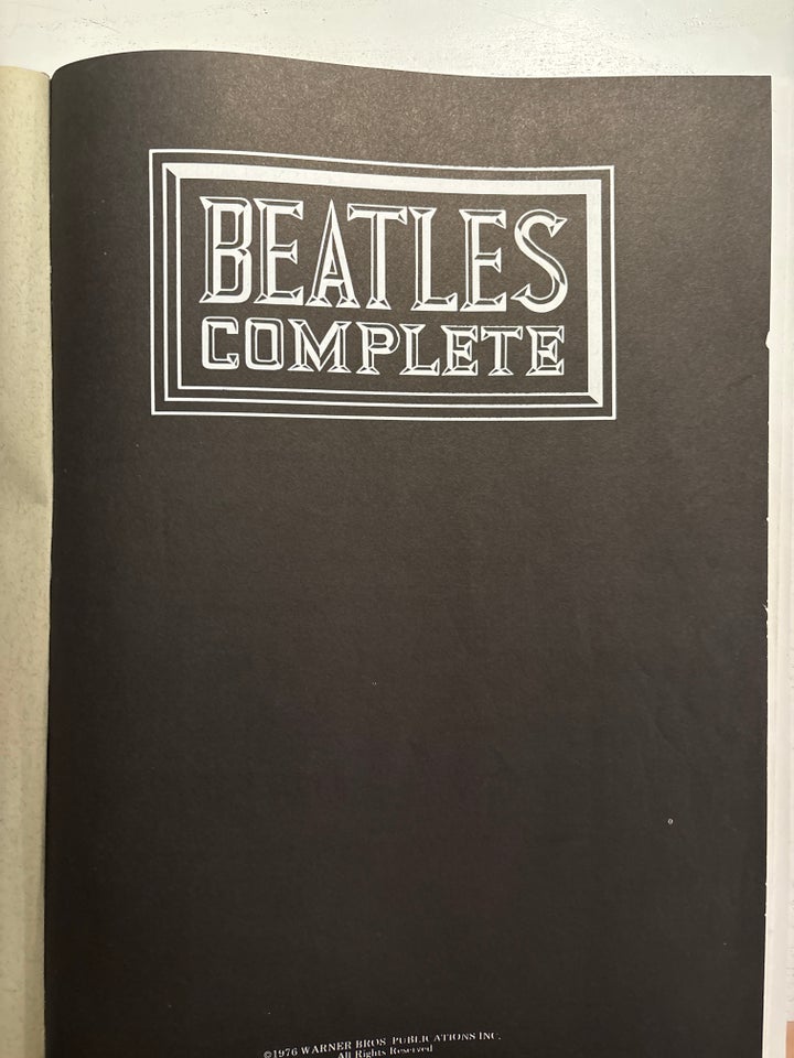 Noder, Beatles compleate