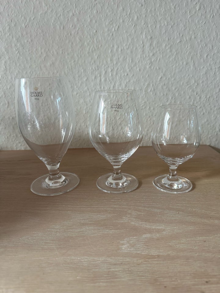 Glas, Vin og øl glas, Holmegaard