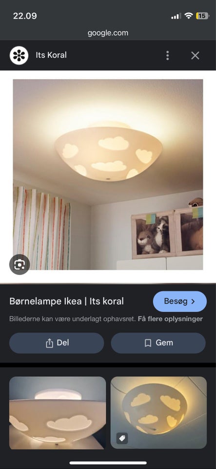 Anden loftslampe IKEA