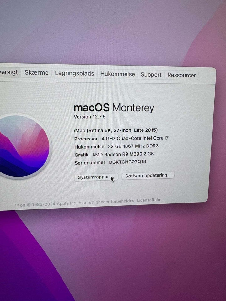 iMac, 2015, 4,0 GHz