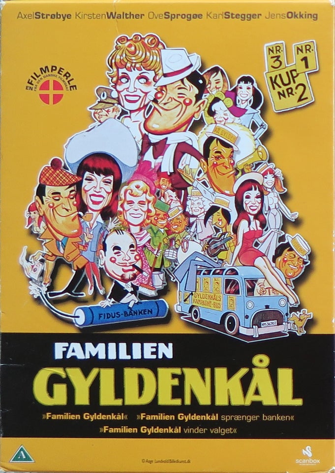 Familien Gyldenkål, DVD, komedie