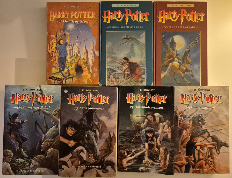 Harry Potter 1-7, J. K. Rowling,